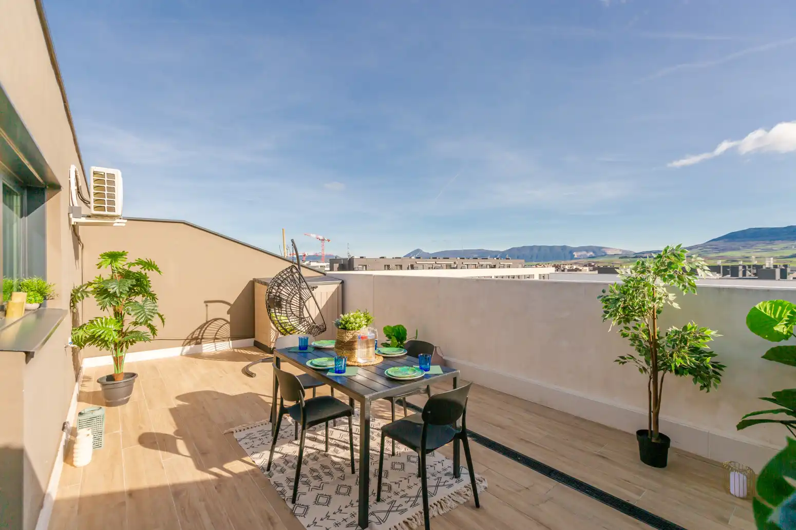 Terrace of Attic for sale in Zizur Mayor / Zizur Nagusia  with Air Conditioner, Heating and Private garden
