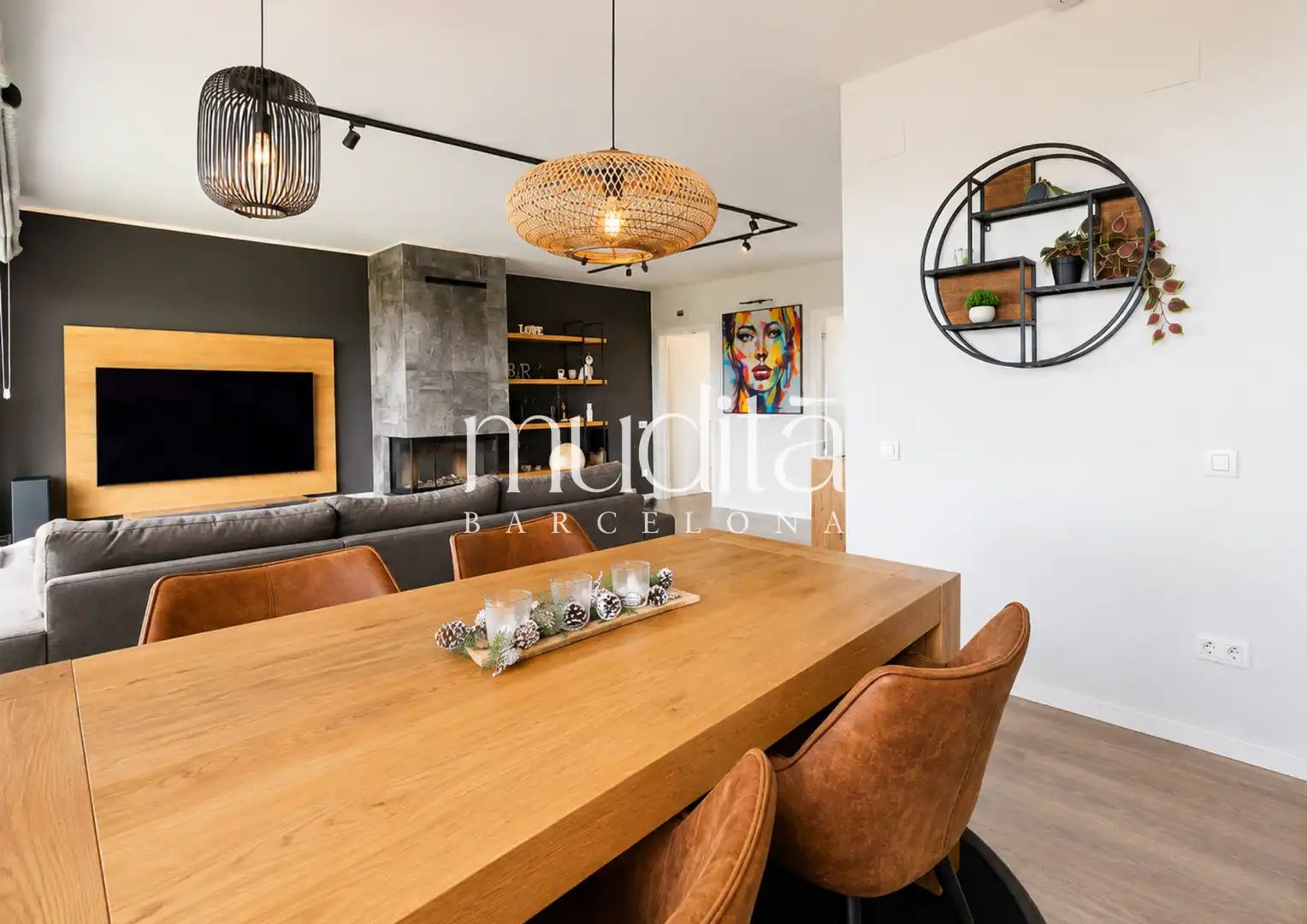 Living room of Attic for sale in L'Ametlla del Vallès  with Heating, Private garden and Terrace