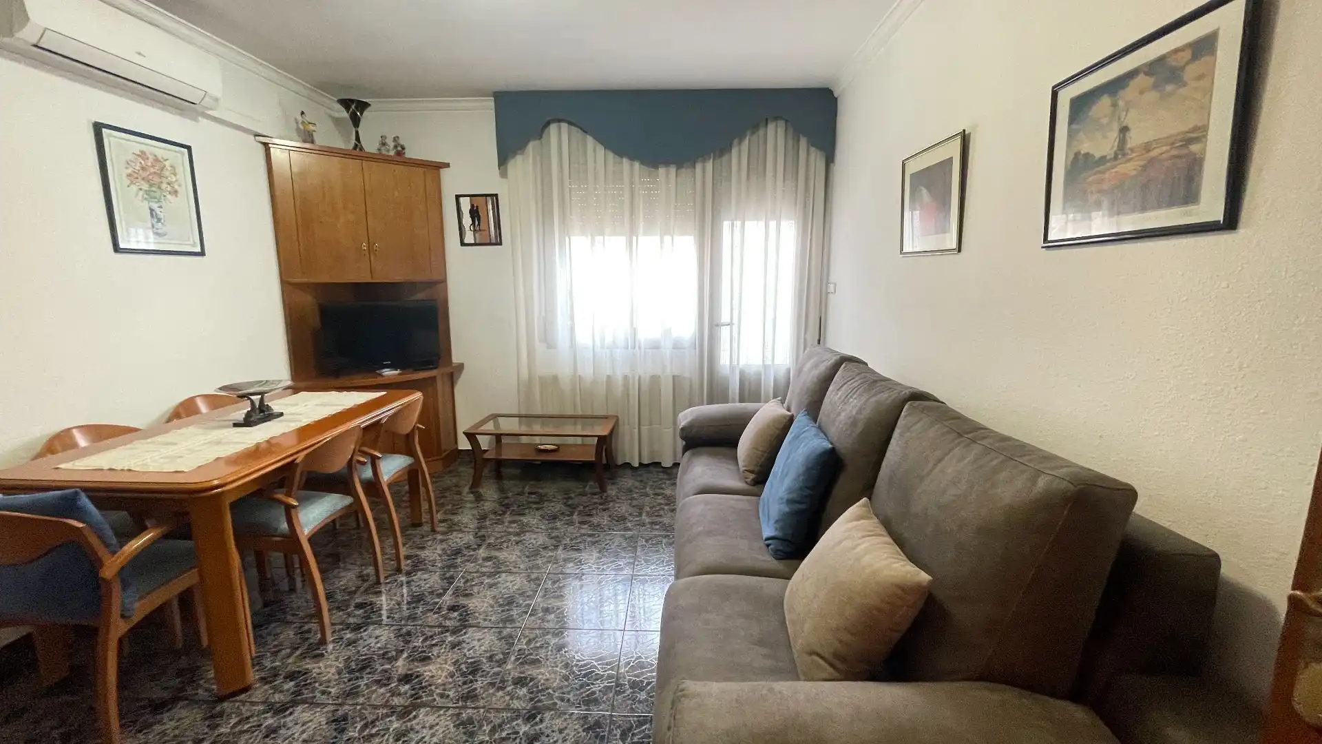 Sala d'estar de Pis en venda en Terrassa amb Aire condicionat, Calefacció i Terrassa