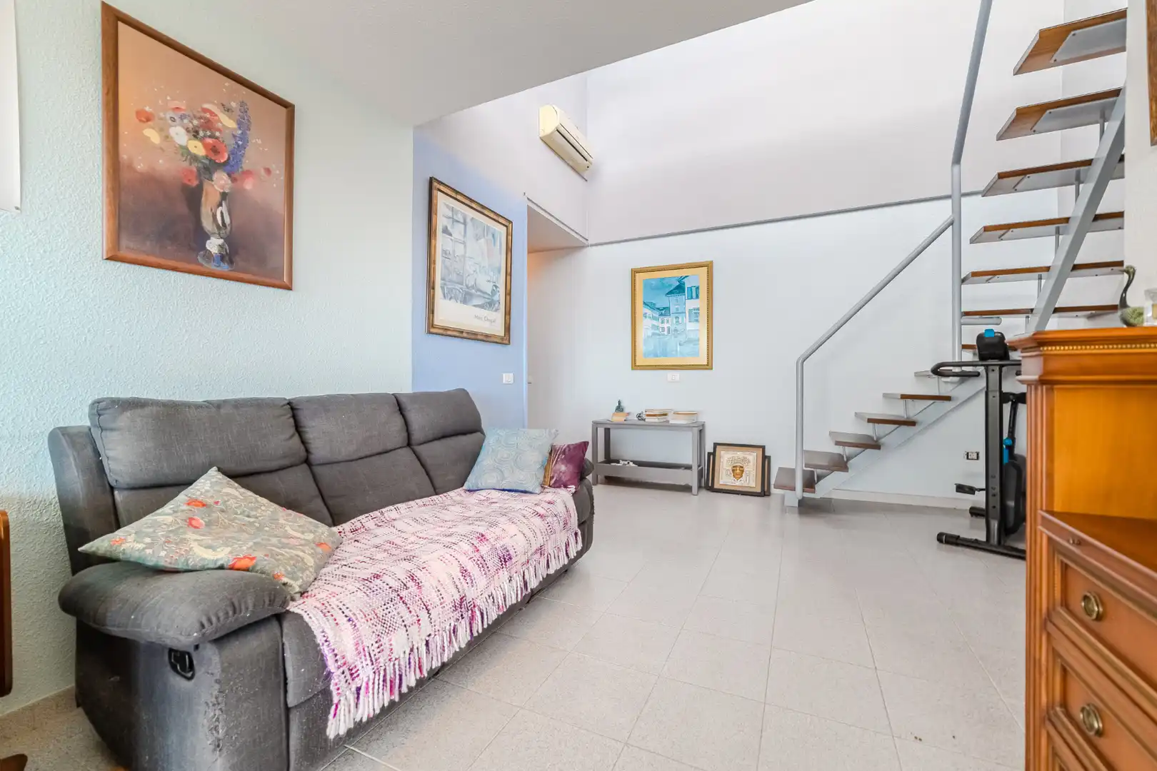 Sala d'estar de Àtic en venda en Arona amb Aire condicionat, Terrassa i Traster