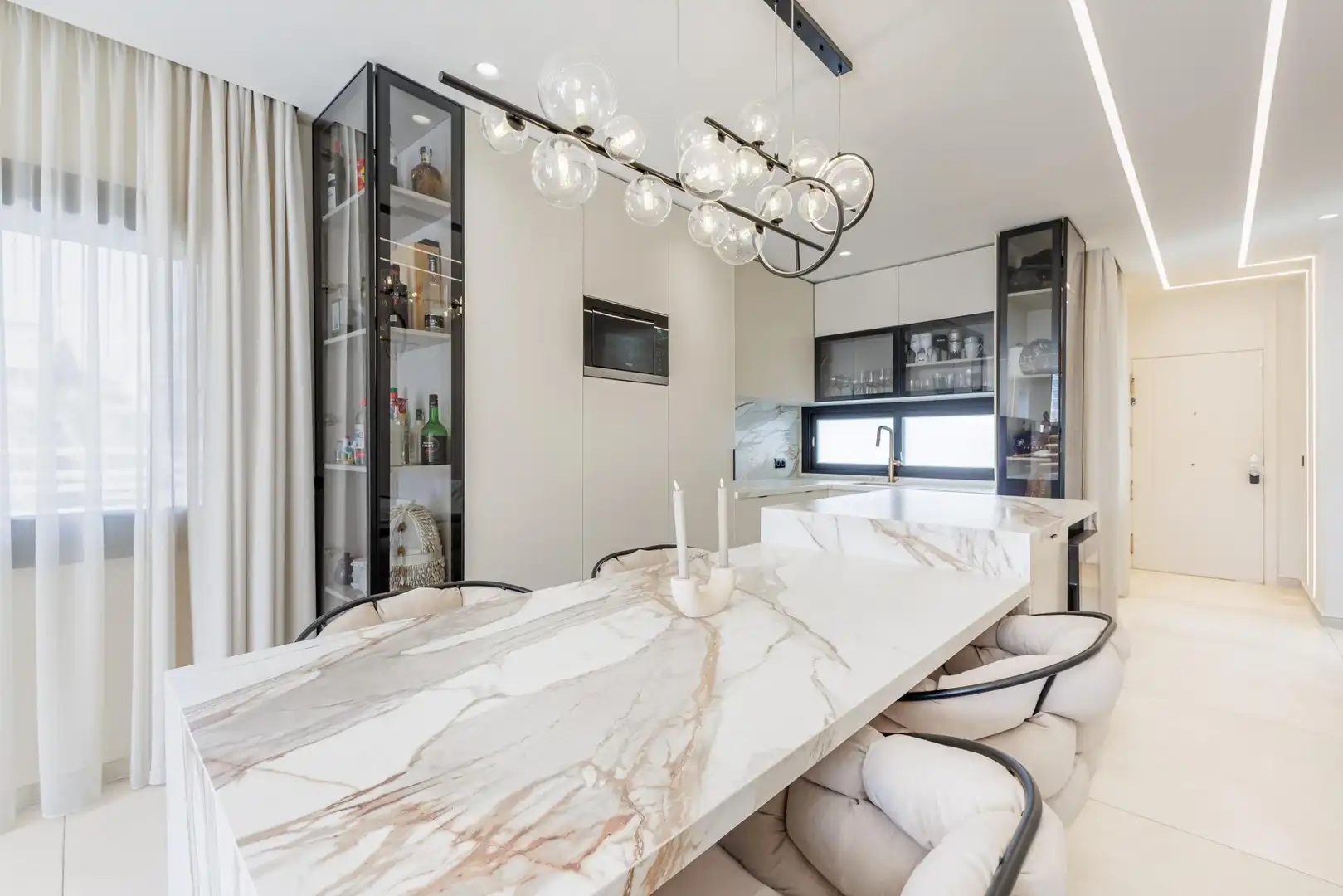 Comedor de Ático en venta en Mijas con Aire acondicionado, Calefacción y Jardín privado