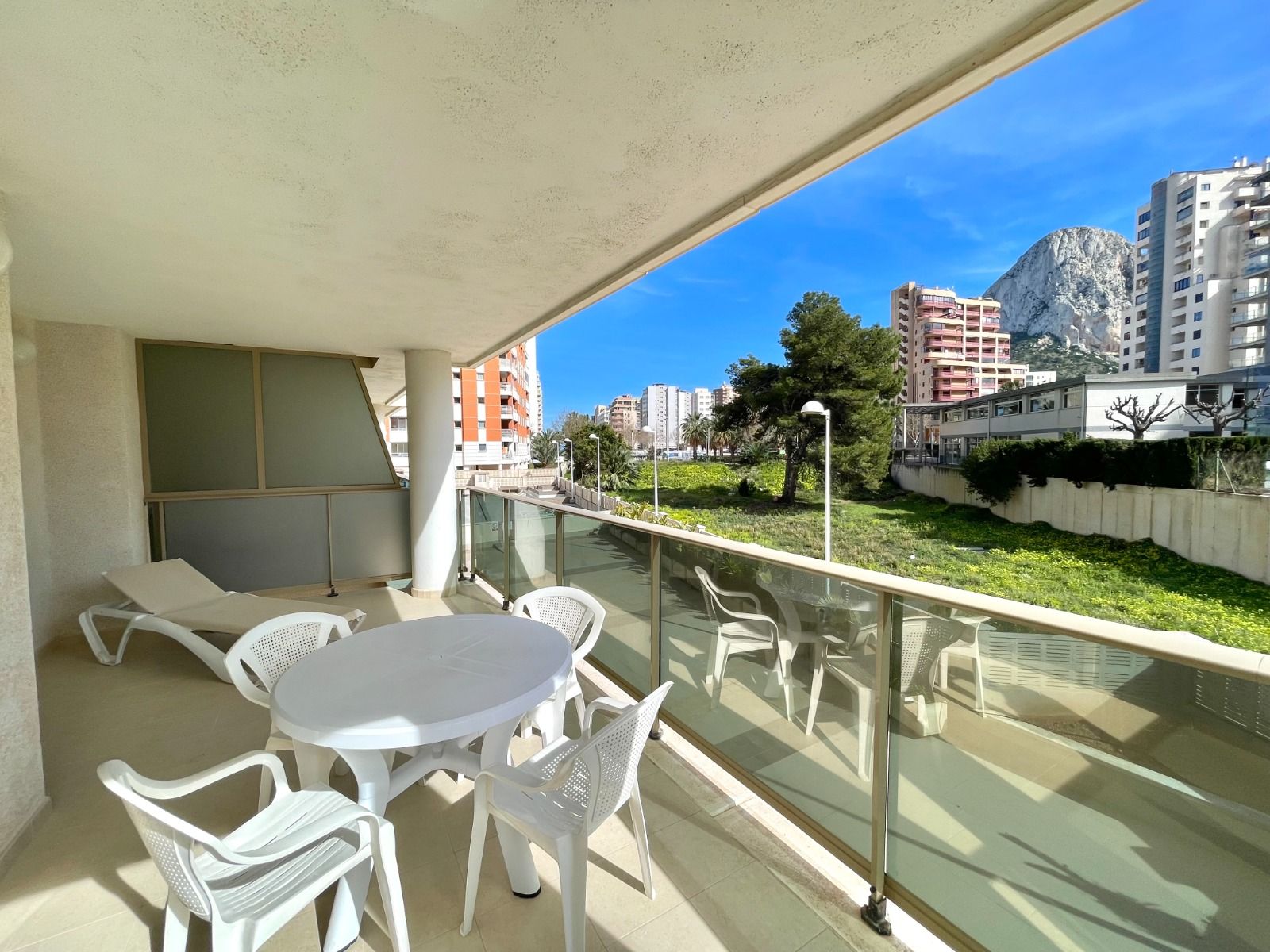 Terrace of Flat to rent in Calpe / Calp  with Air Conditioner, Heating and Terrace
