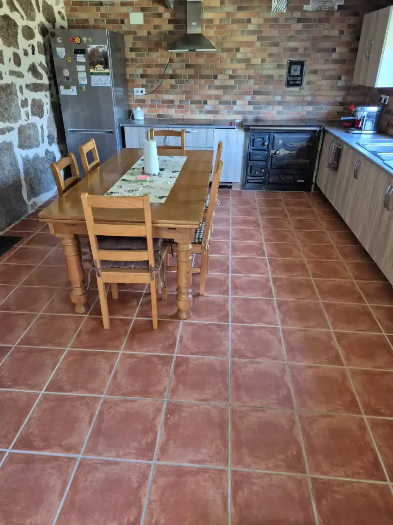 Menjador de Casa o xalet en venda en Ponteareas amb Calefacció, Jardí privat i Parquet