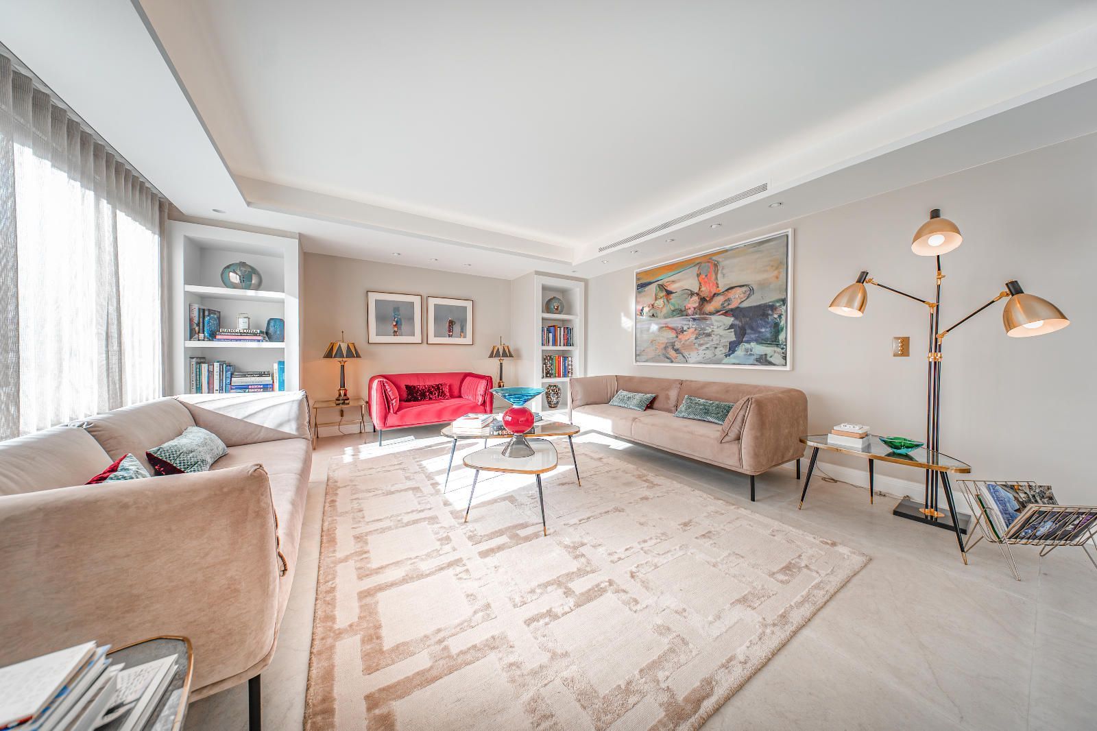 Living room of Flat for sale in  Barcelona Capital  with Air Conditioner, Heating and Terrace