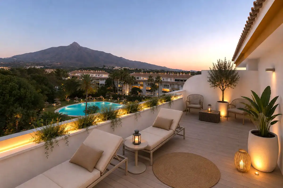 Penthouse with lift for sale in Nueva Andalucía