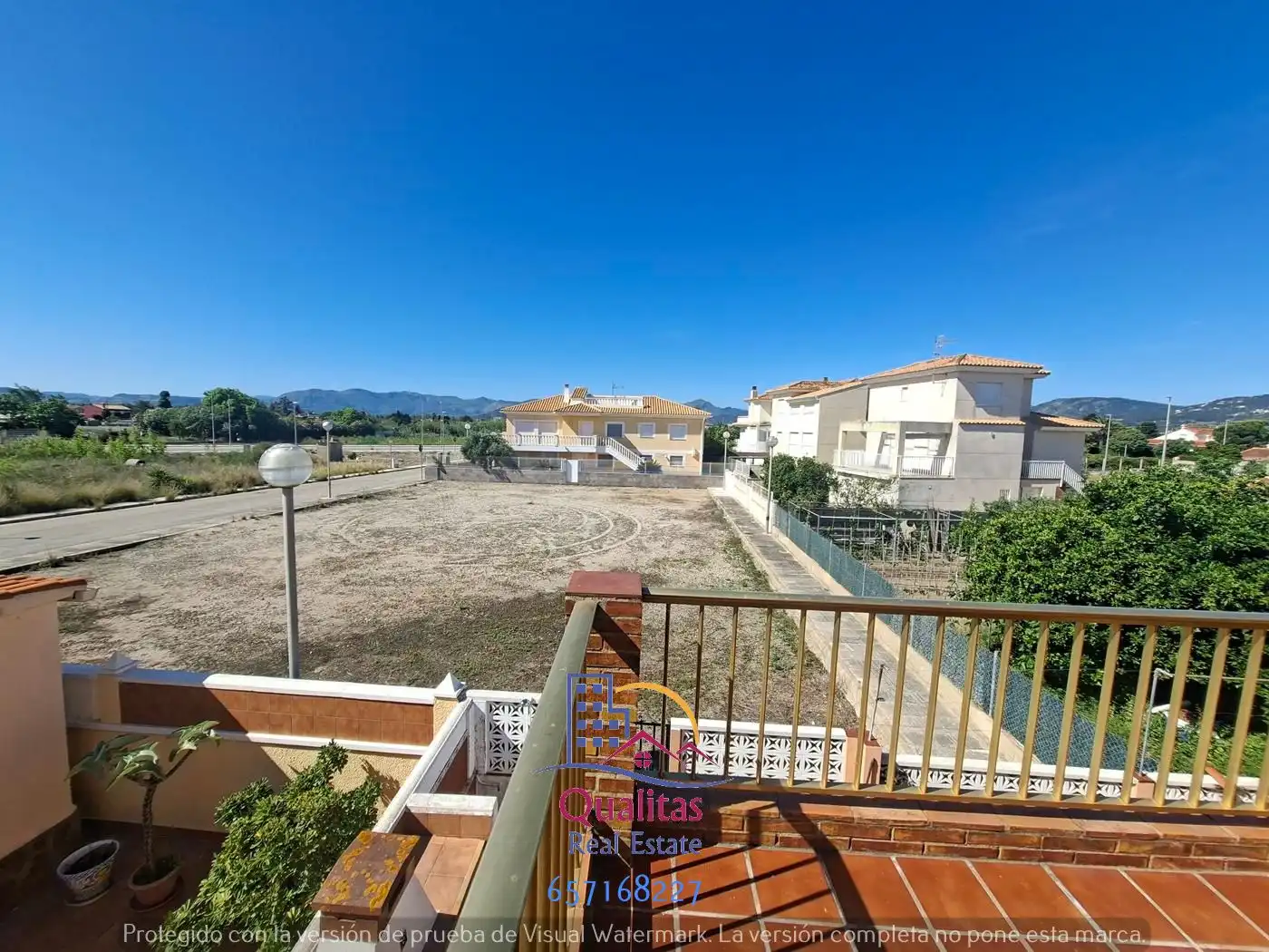 Jardín de Casa o chalet de alquiler en Oliva con Aire acondicionado, Jardín privado y Terraza