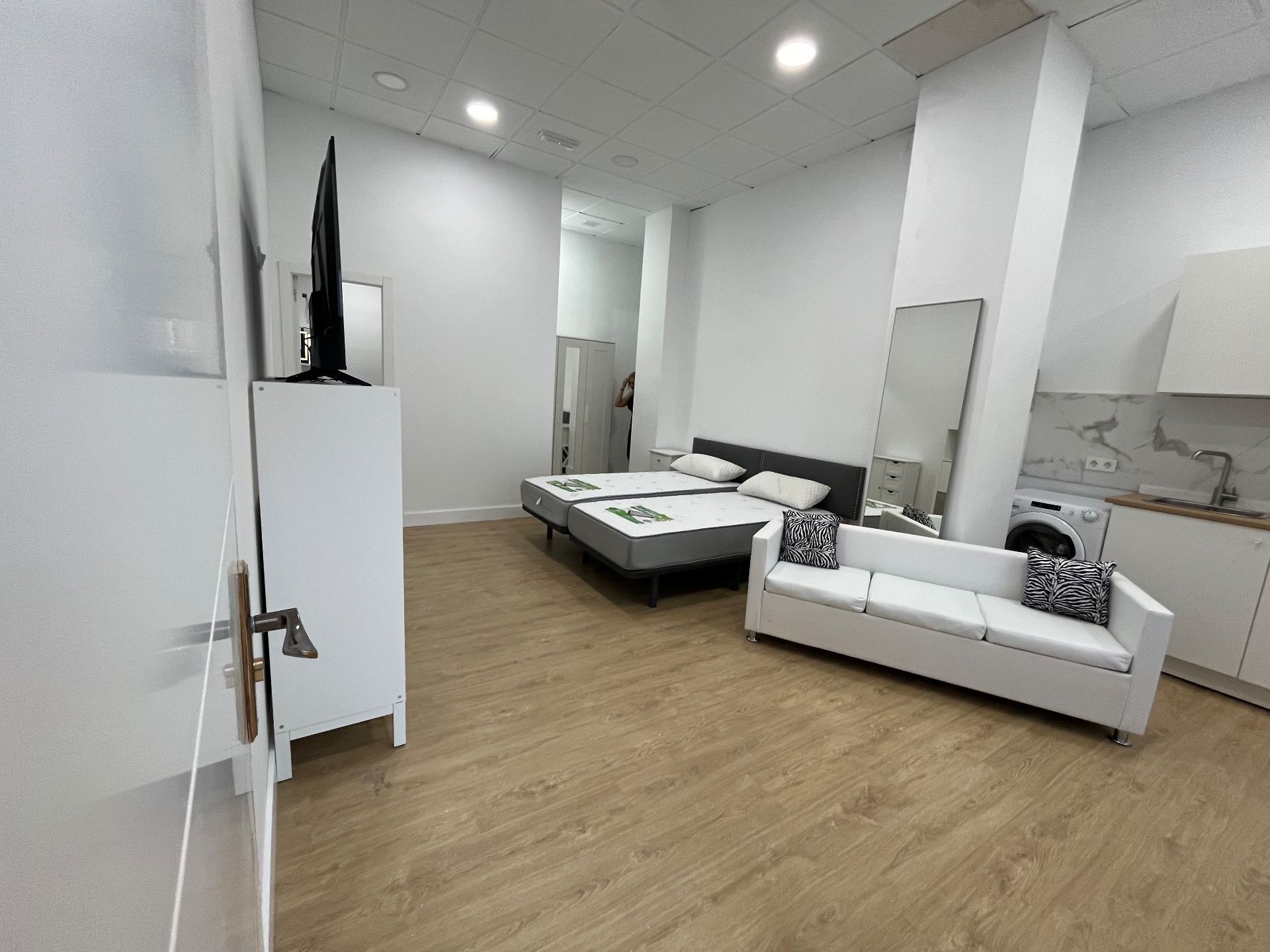 Bedroom of Apartment to rent in  Granada Capital  with Air Conditioner, Heating and Furnished