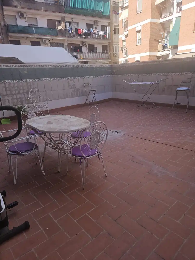 Terrace of Flat for sale in Badalona  with Heating, Terrace and Balcony