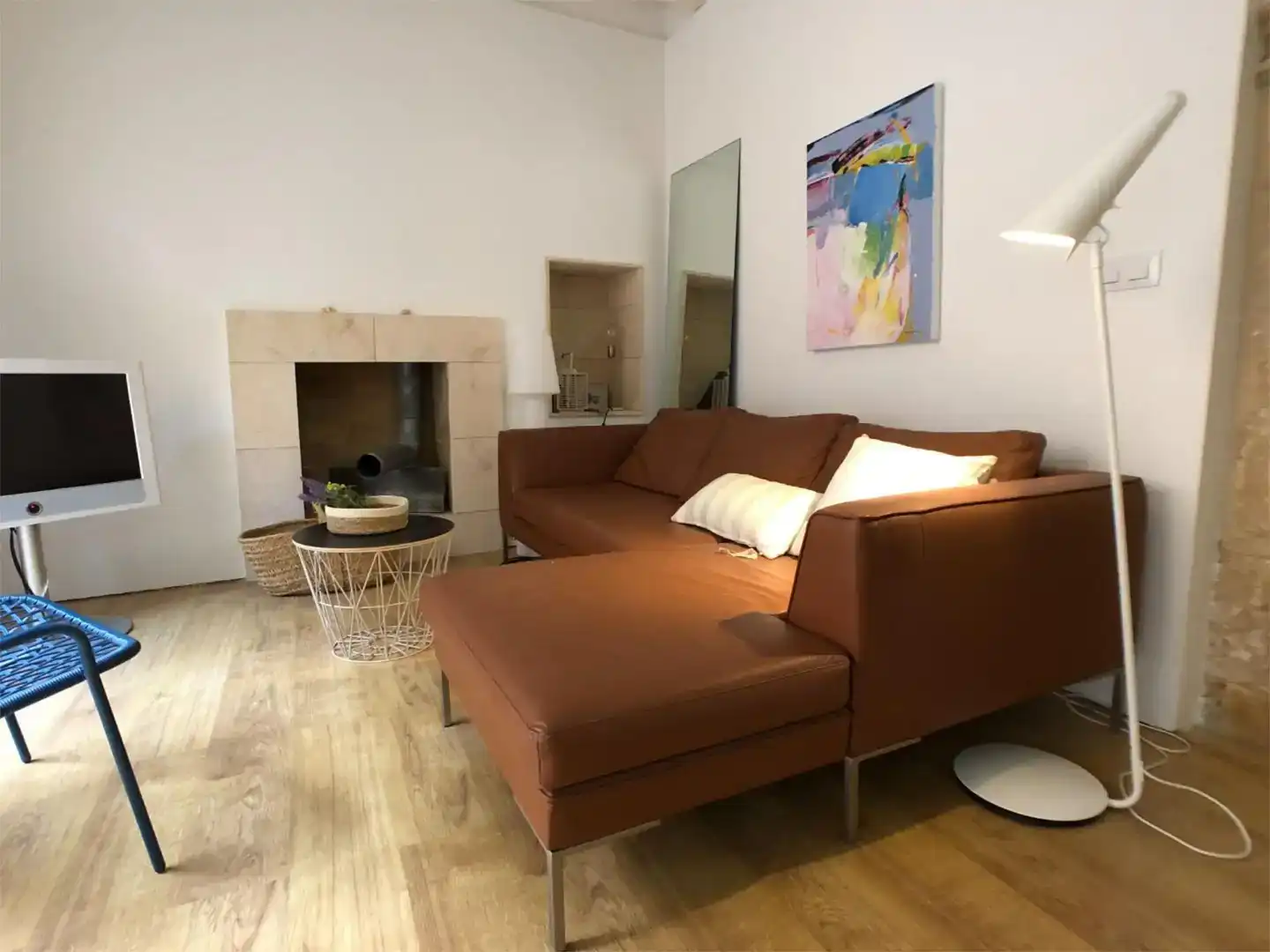 Wohnzimmer von Wohnung zur Miete in Jávea / Xàbia mit Klimaanlage und Balkon