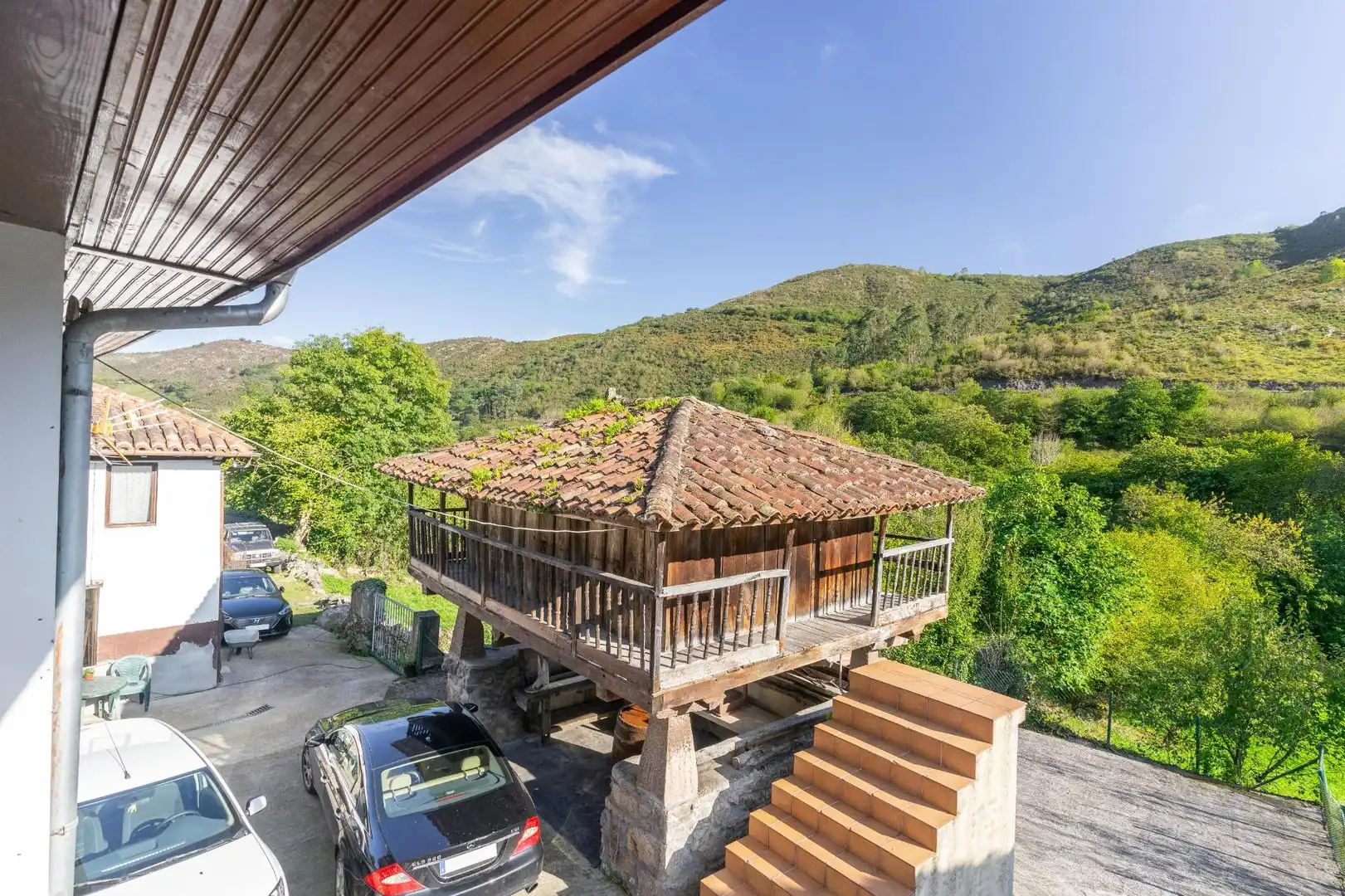 Terrassa de Casa o xalet en venda en Ribera de Arriba amb Calefacció, Jardí privat i Terrassa