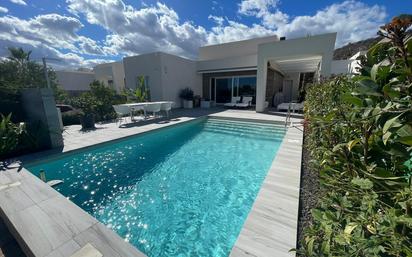 Swimming pool of House or chalet for sale in Algorfa  with Air Conditioner, Heating and Private garden