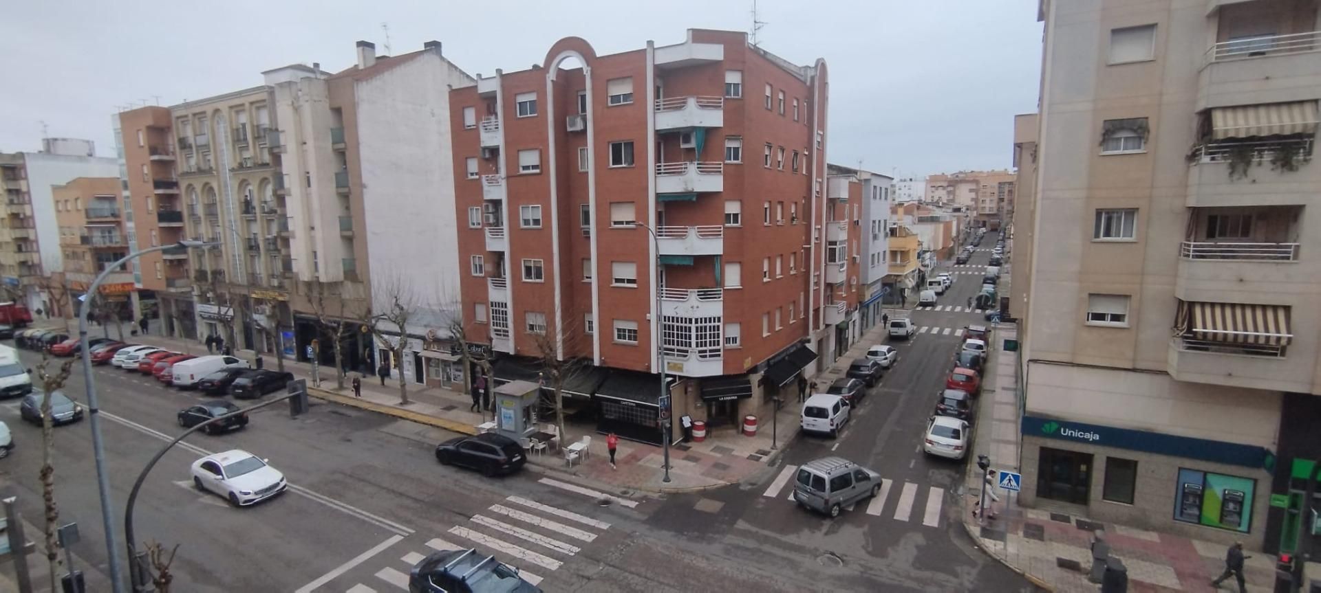 Vista exterior de Pis de lloguer en Badajoz Capital amb Moblat i Balcó