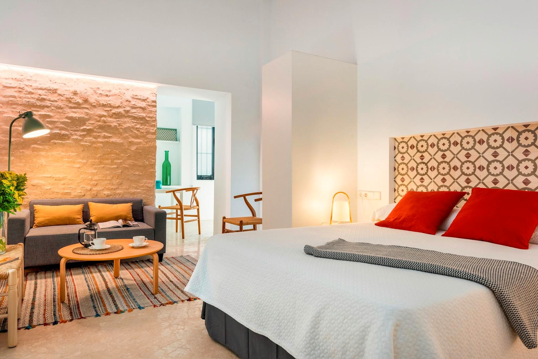 Bedroom of Flat to rent in  Sevilla Capital  with Air Conditioner, Heating and Washing machine