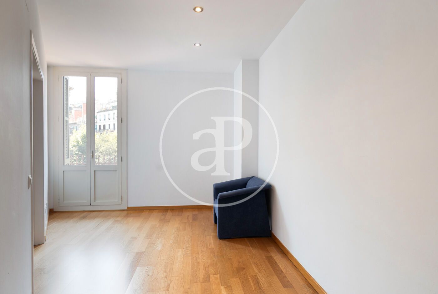 Sala d'estar de Pis en venda en  Barcelona Capital amb Aire condicionat, Calefacció i Balcó