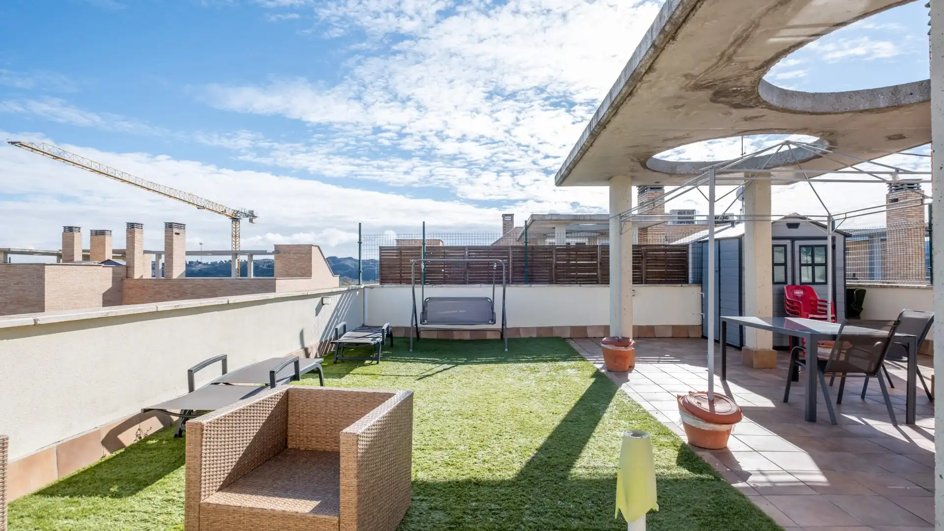 Terrace of Attic for sale in Cuarte de Huerva  with Air Conditioner, Heating and Terrace