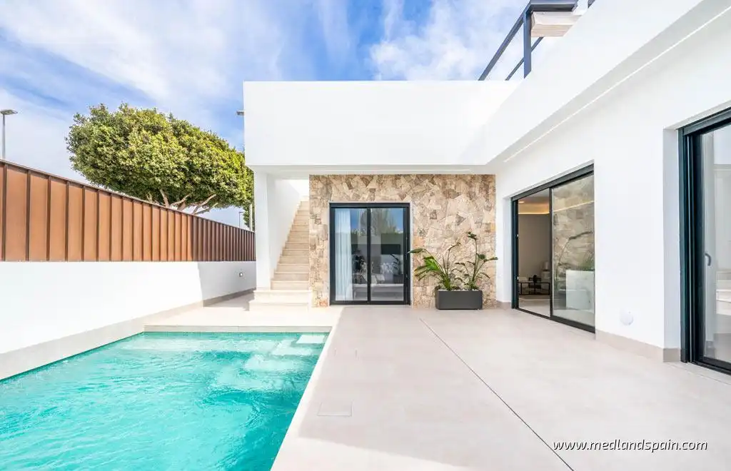 Piscina de Casa o chalet en venta en Torre-Pacheco con Jardín privado, Terraza y Piscina