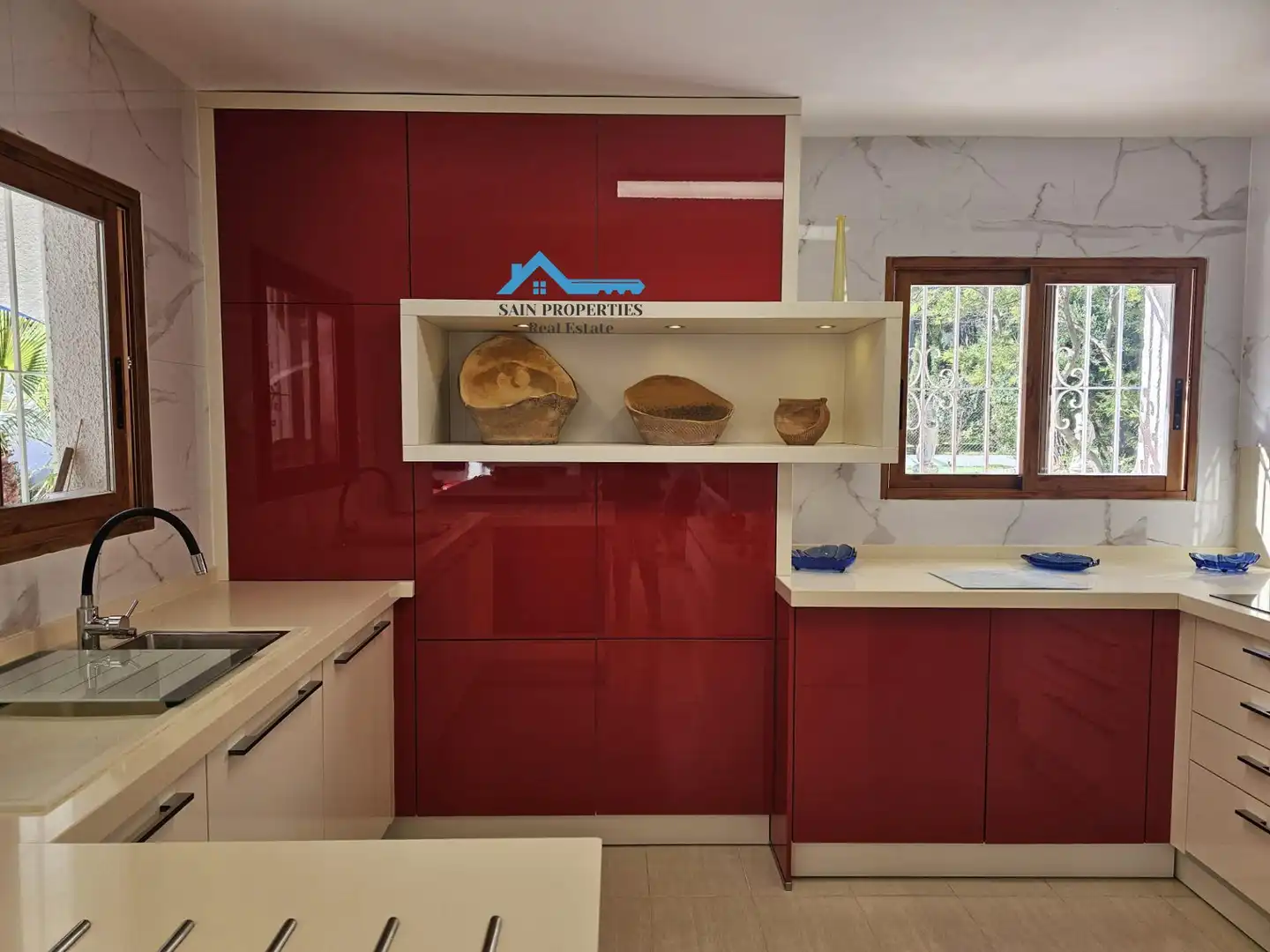 Cocina de Casa o chalet en venta en Altea con Aire acondicionado, Calefacción y Jardín privado