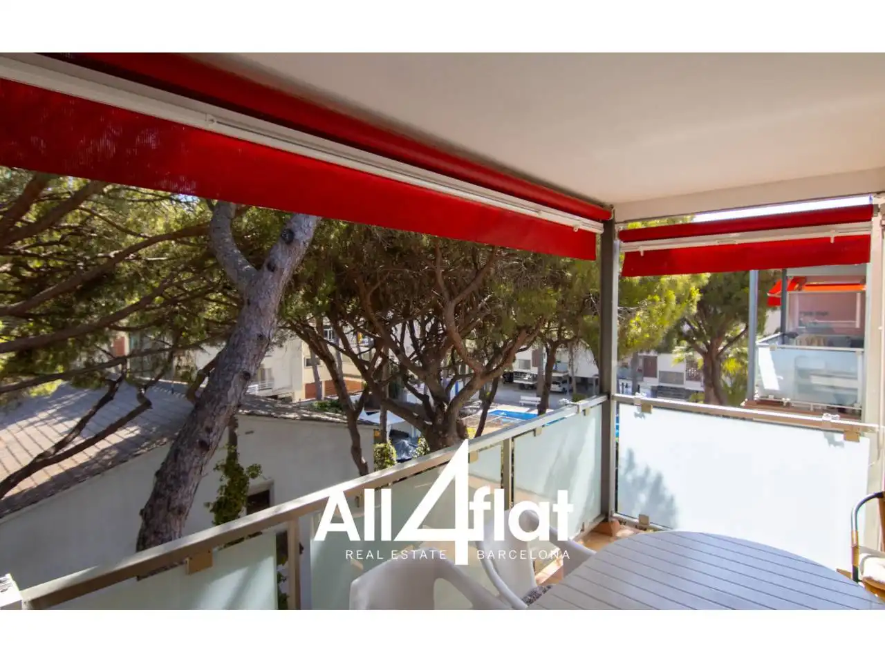 Balcony of Flat for rent in Castelldefels  with Air Conditioner, Furnished and Balcony