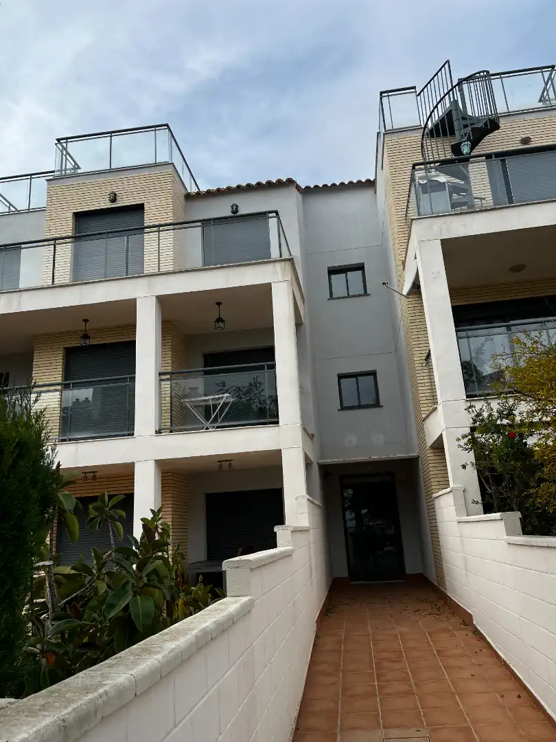 Exterior view of Duplexes for sale in San Jorge / Sant Jordi  with Air Conditioner, Terrace and Storage room