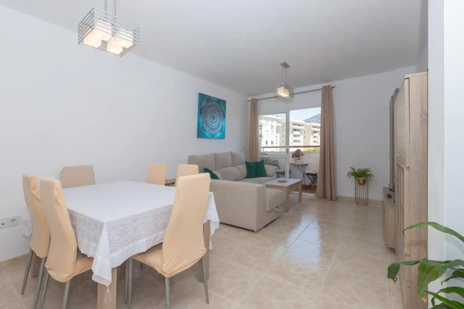 Sala d'estar de Apartament en venda en Los Boliches 