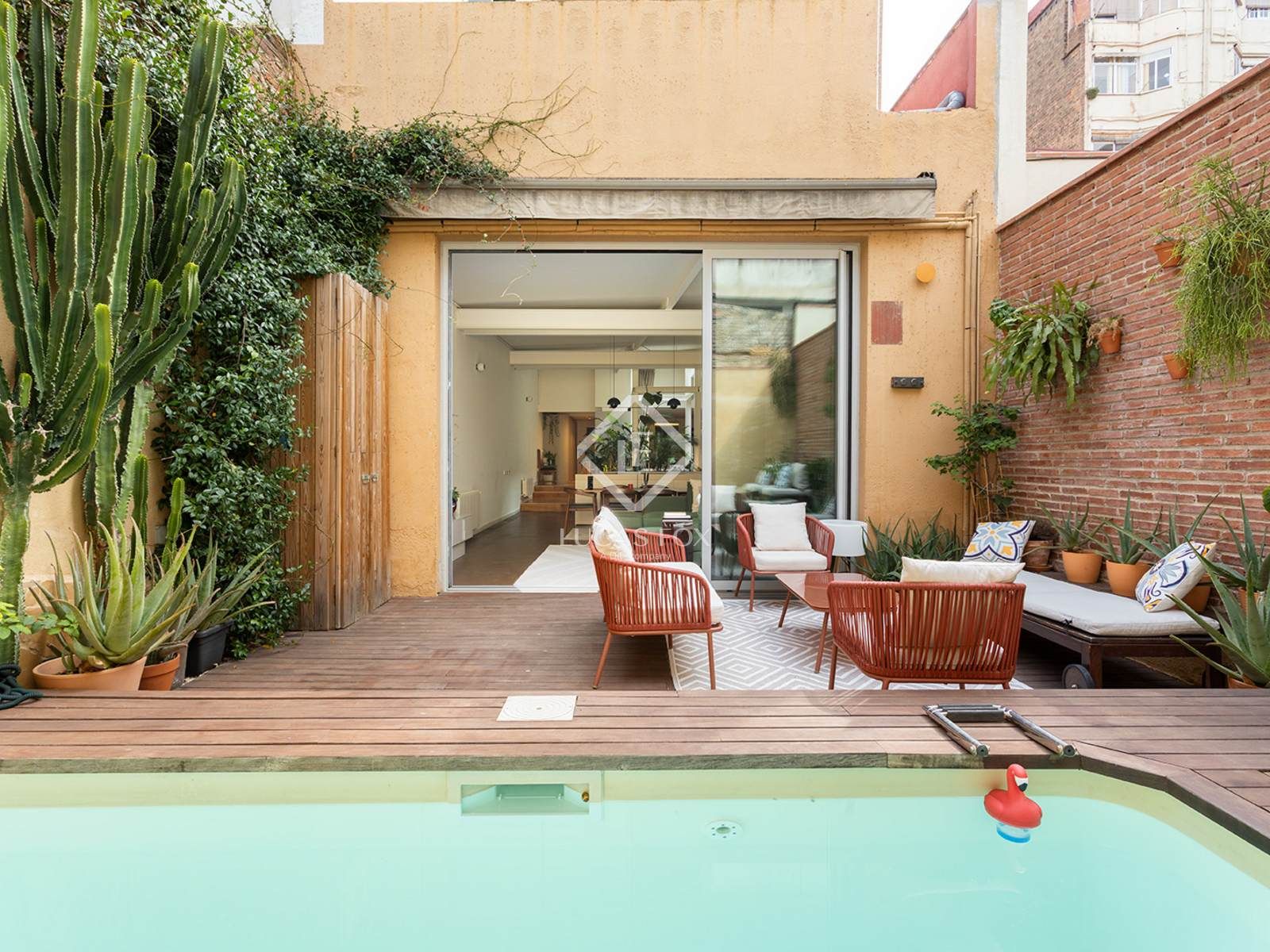 Terrassa de Pis en venda en  Barcelona Capital amb Aire condicionat, Jardí privat i Parquet