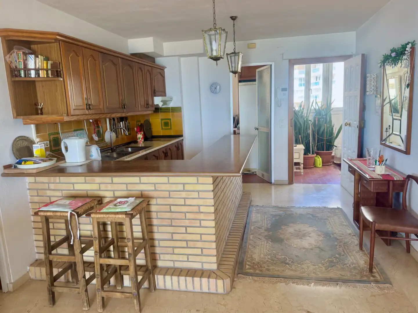 Kitchen of Flat for sale in Fuengirola  with Terrace, Furnished and Community pool
