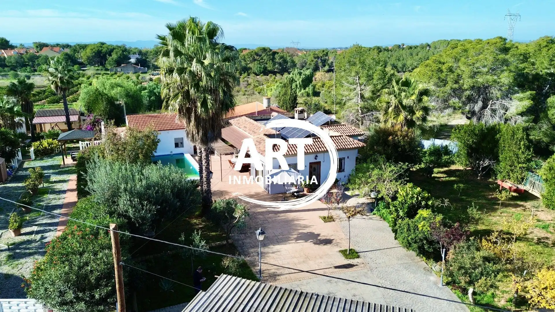 Vista exterior de Casa o chalet en venta en Bétera con Jardín privado, Trastero y Piscina