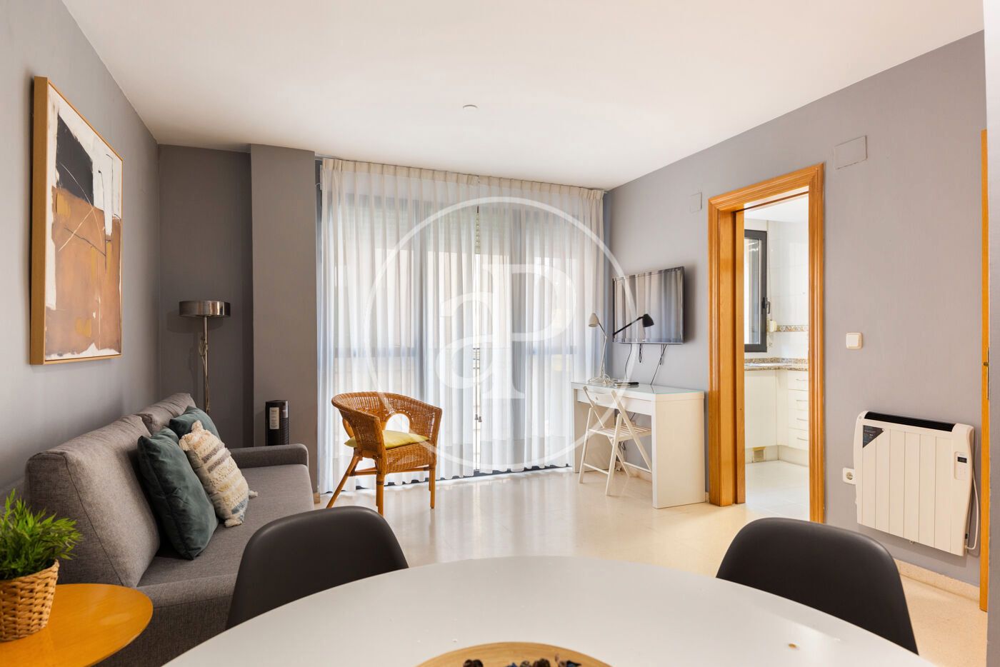 Exterior view of Flat to rent in  Valencia Capital  with Air Conditioner, Heating and Furnished