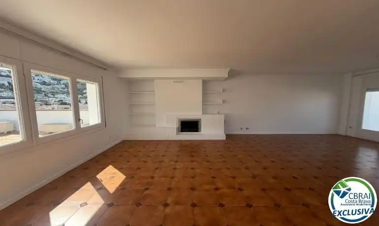 Living room of Attic for sale in Roses  with Terrace