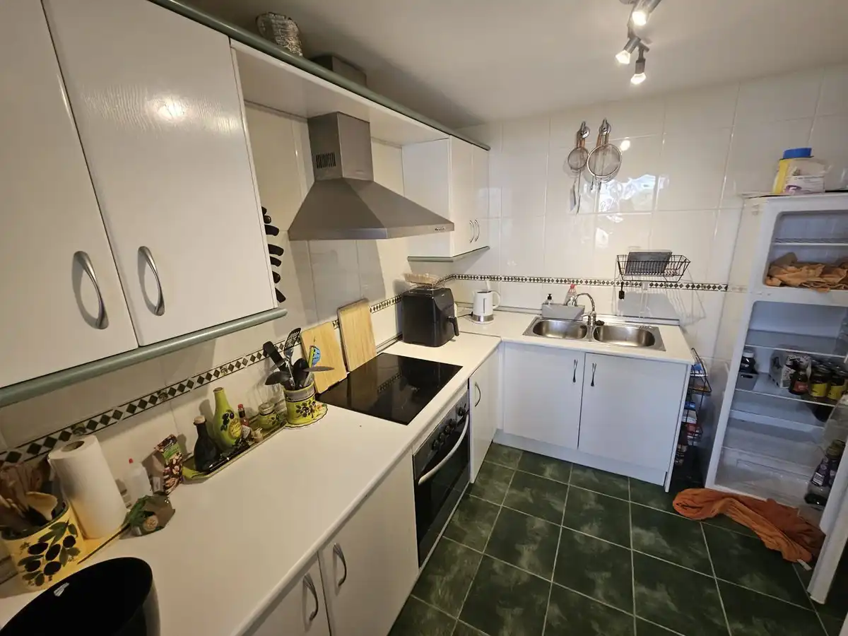 Cocina de Apartamento en venta en Mijas con Aire acondicionado, Calefacción y Terraza