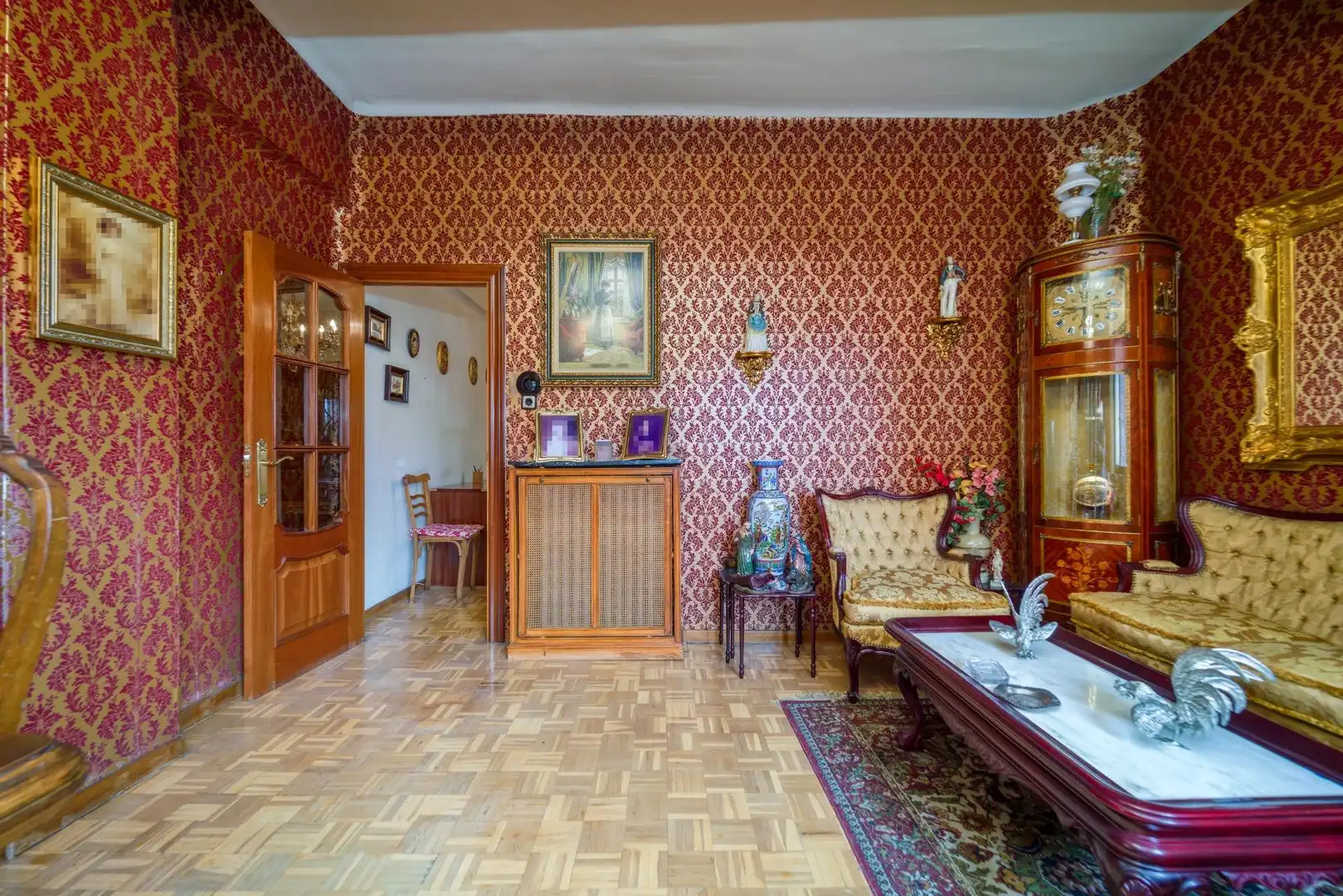 Sala de estar de Piso en venta en Madrid con Calefacción y Parquet
