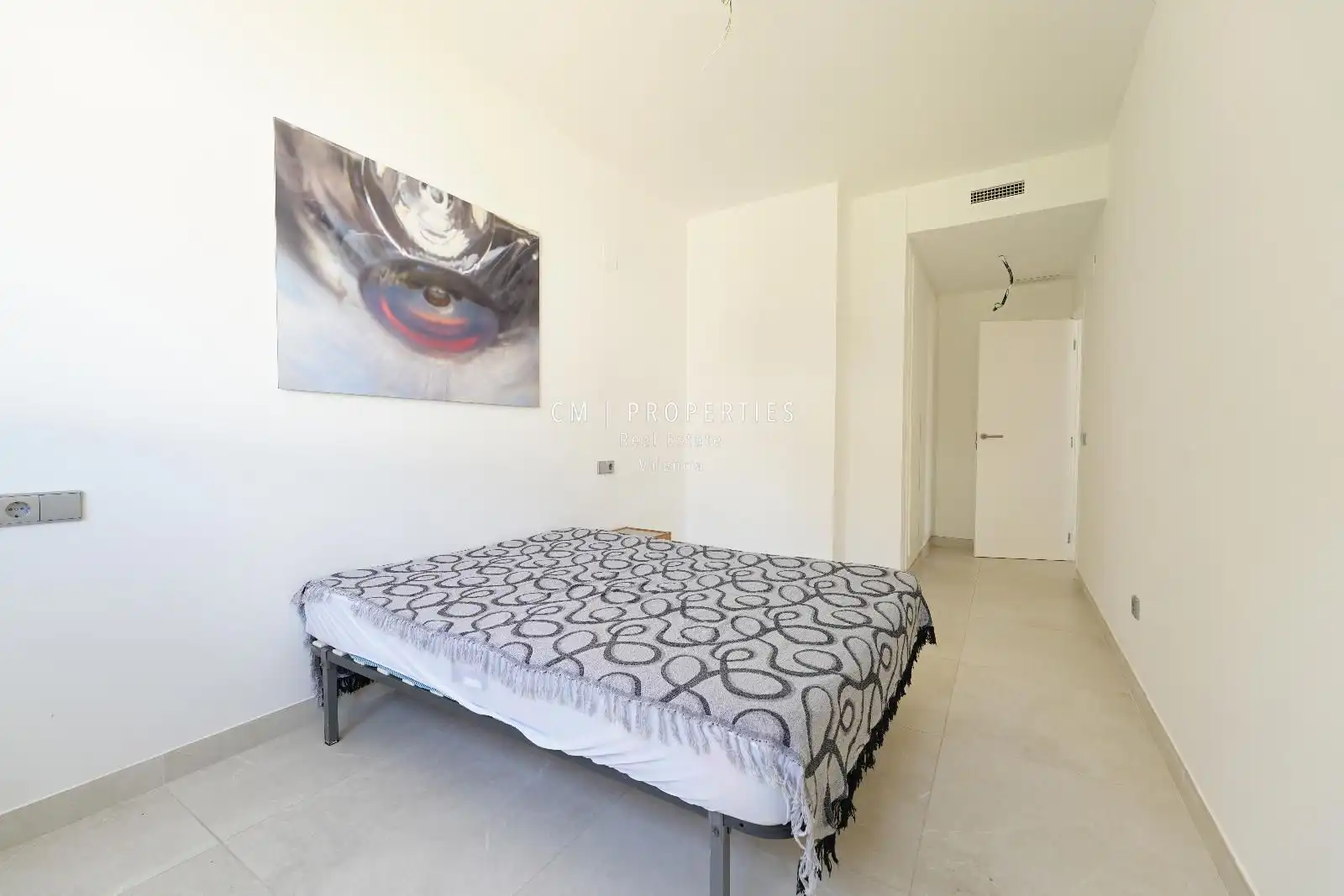 Habitación de Casa adosada de alquiler en Chiva con Aire acondicionado, Calefacción y Jardín privado