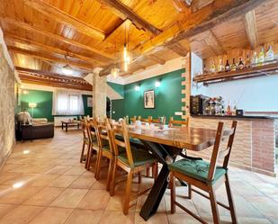 Dining room of Country house for sale in Les Cabanyes  with Air Conditioner, Terrace and Swimming Pool