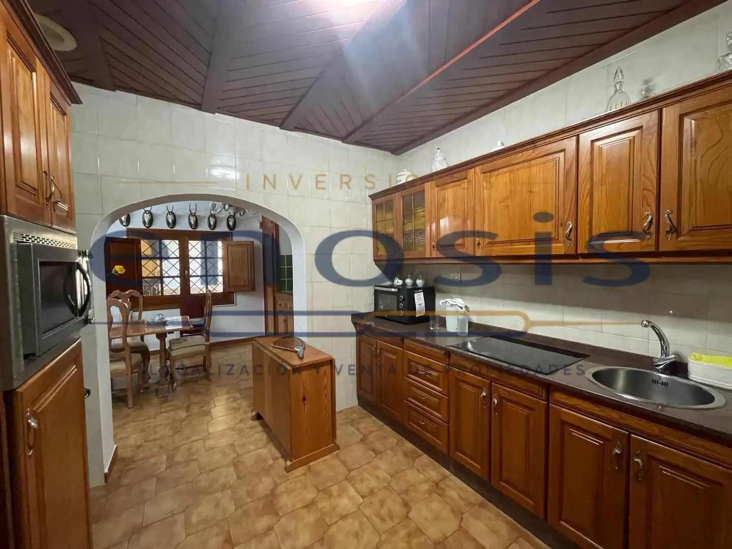 Cocina de Finca rústica en venta en Torre-Pacheco con Jardín privado, Terraza y Piscina