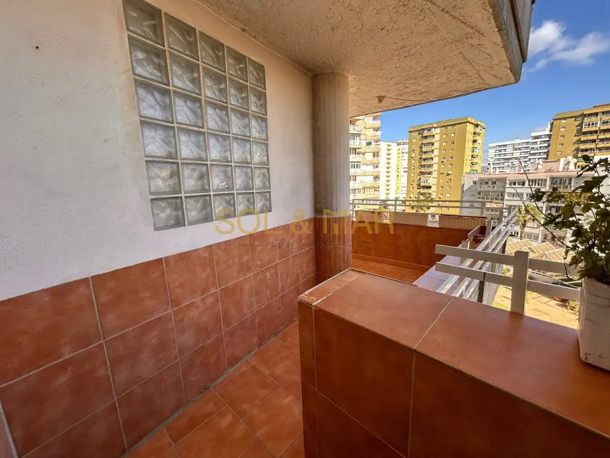 Terrasse von Wohnung zum Verkauf in Torremolinos mit Klimaanlage, Heizung und Terrasse