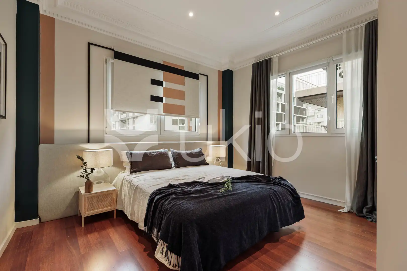 Bedroom of Apartments for rent in Barcelona  with Air Conditioner, Heating and Furnished