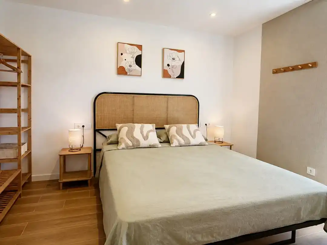 Dormitori de Dúplex de lloguer en La Oliva amb Jardí privat, Piscina i Moblat
