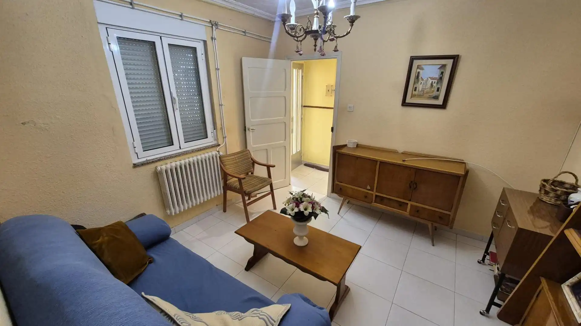 Sala de estar de Casa o chalet en venta en Fabero con Jardín privado y Balcón