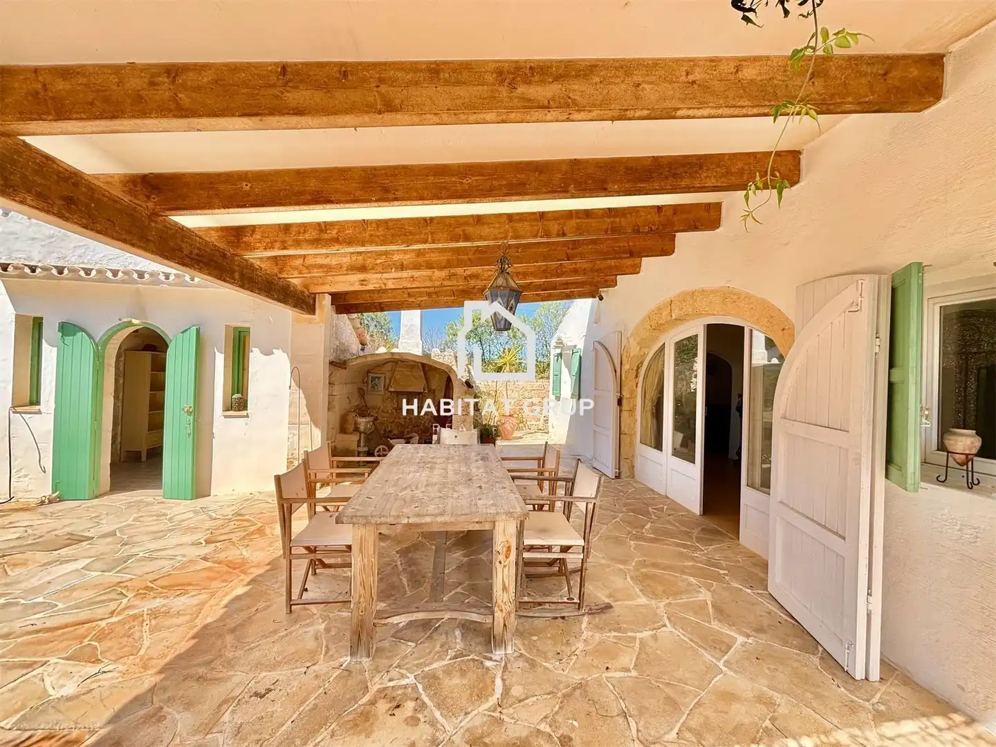 Terrasse von Haus oder Chalet zum Verkauf in Sant Lluís mit Klimaanlage, Heizung und Privatgarten