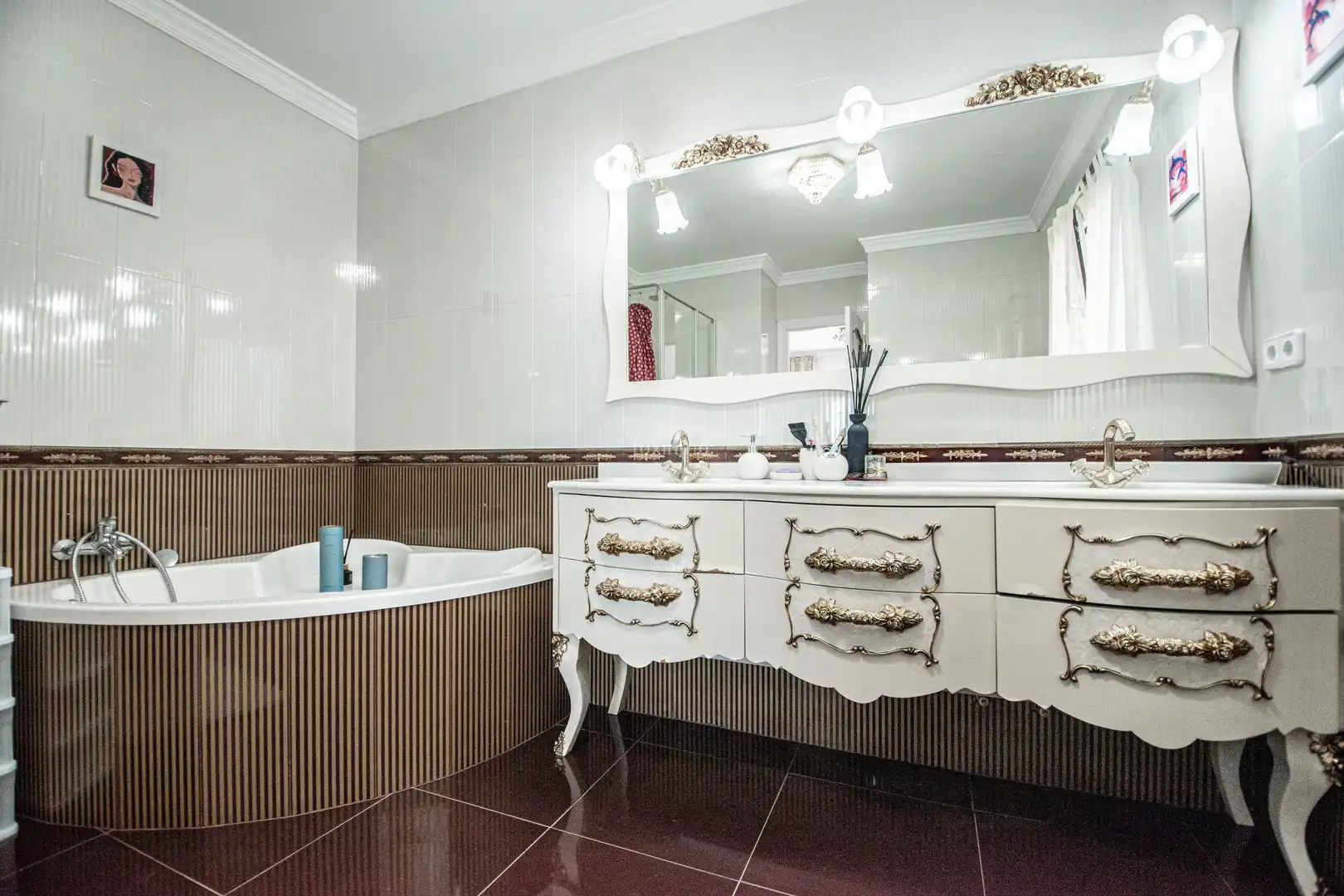 Baño de Casa o chalet en venta en Pedreguer con Aire acondicionado, Jardín privado y Terraza