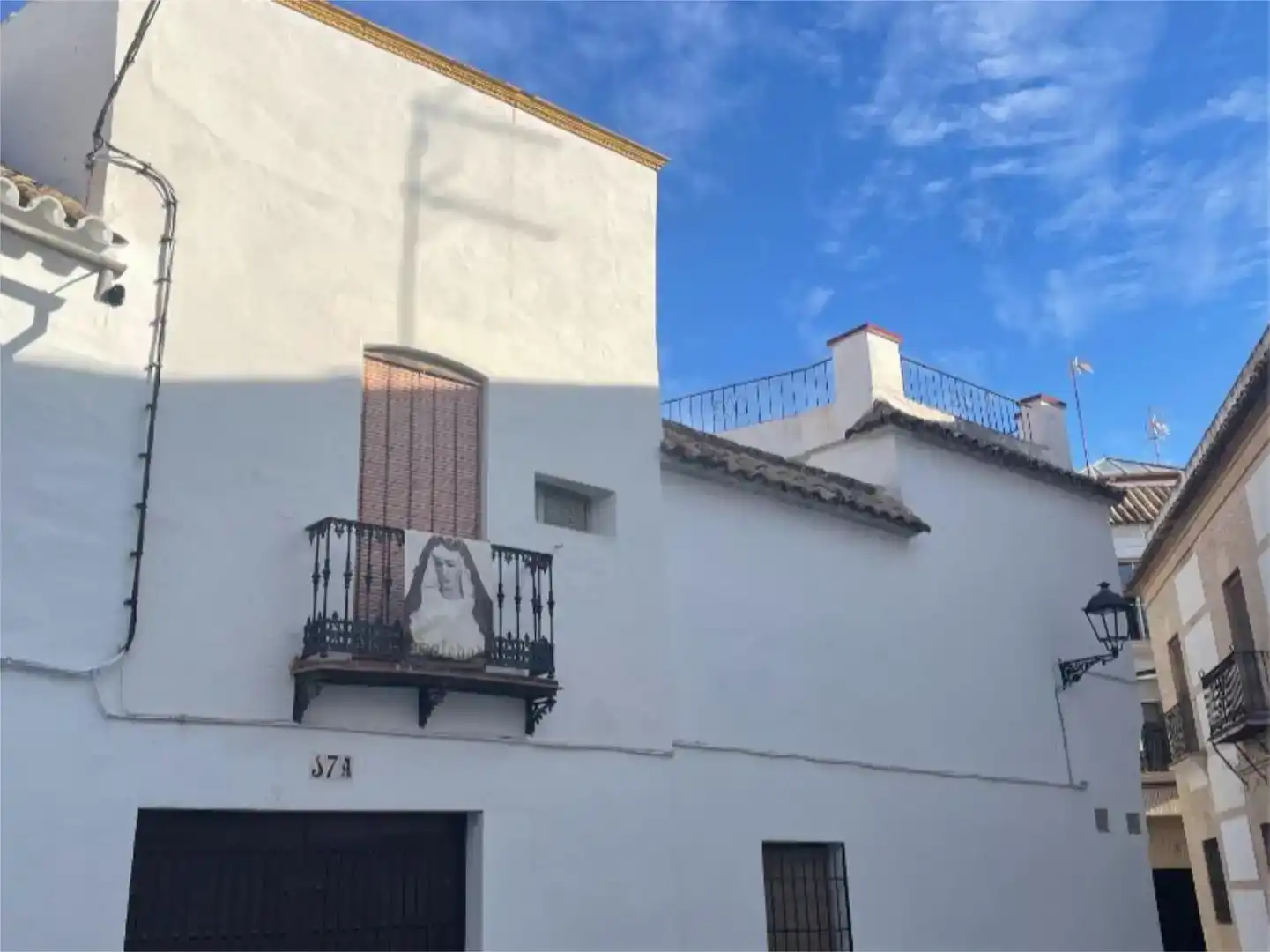 Vista exterior de Piso en venta en Écija con Aire acondicionado, Trastero y Balcón
