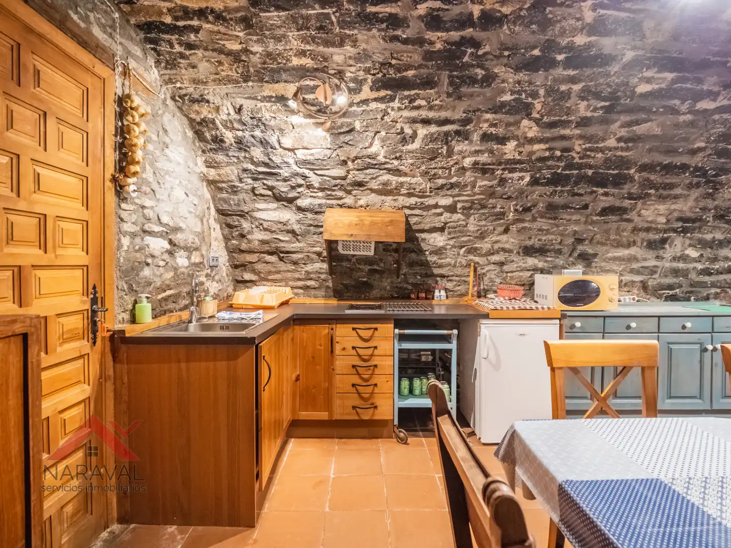 Cocina de Casa o chalet en venta en Fiscal con Aire acondicionado, Calefacción y Jardín privado