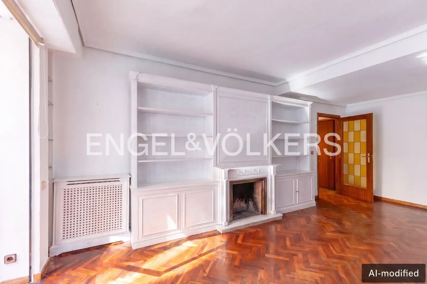 Wohnzimmer von Wohnung zum Verkauf in Madrid mit Heizung und Parkett