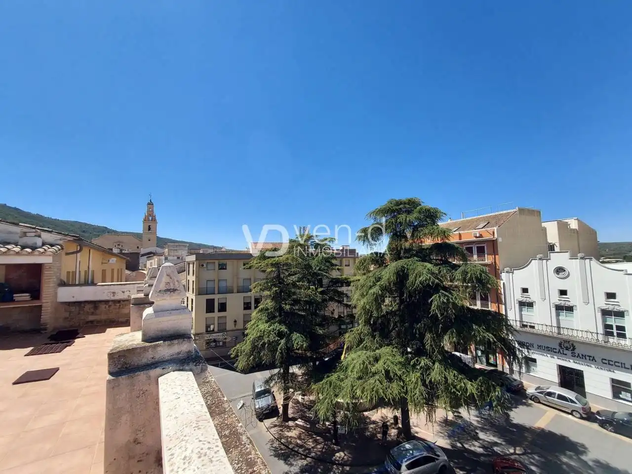 Vista exterior de Piso en venta en Enguera con Terraza, Trastero y Balcón
