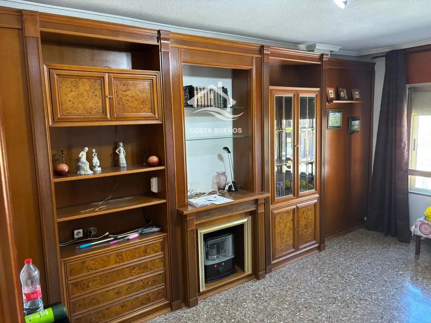 Living room of Flat for sale in Monforte del Cid  with Terrace, Furnished and Alarm