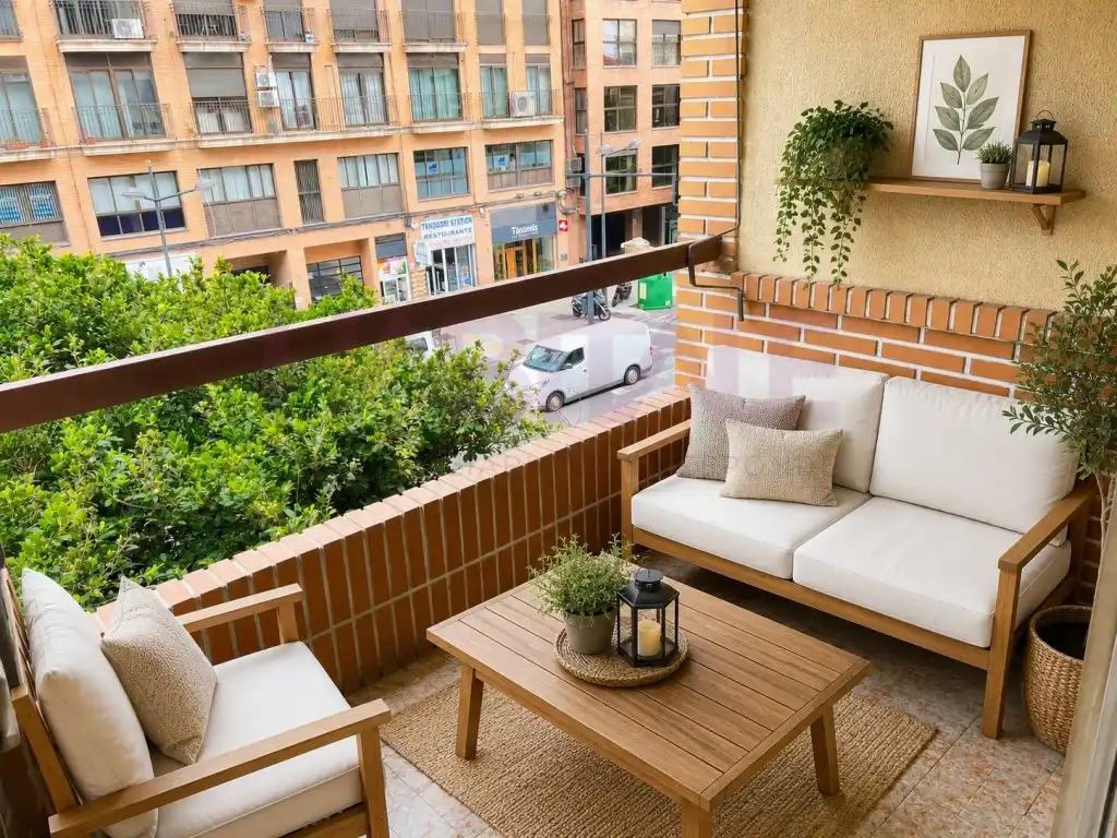 Terrasse von Wohnung zum Verkauf in Valencia