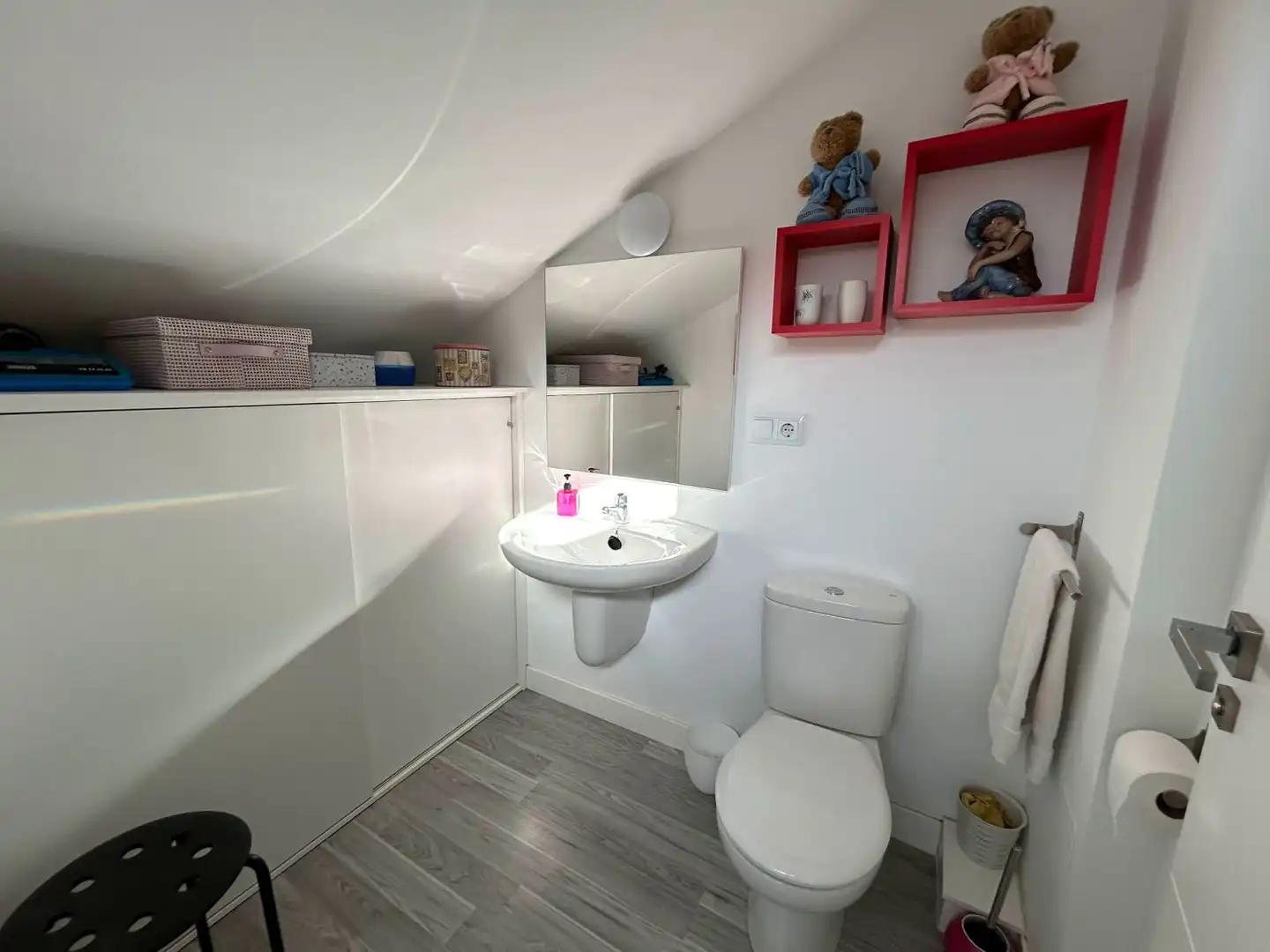 Baño de Casa adosada en venta en Albacete con Aire acondicionado, Calefacción y Parquet