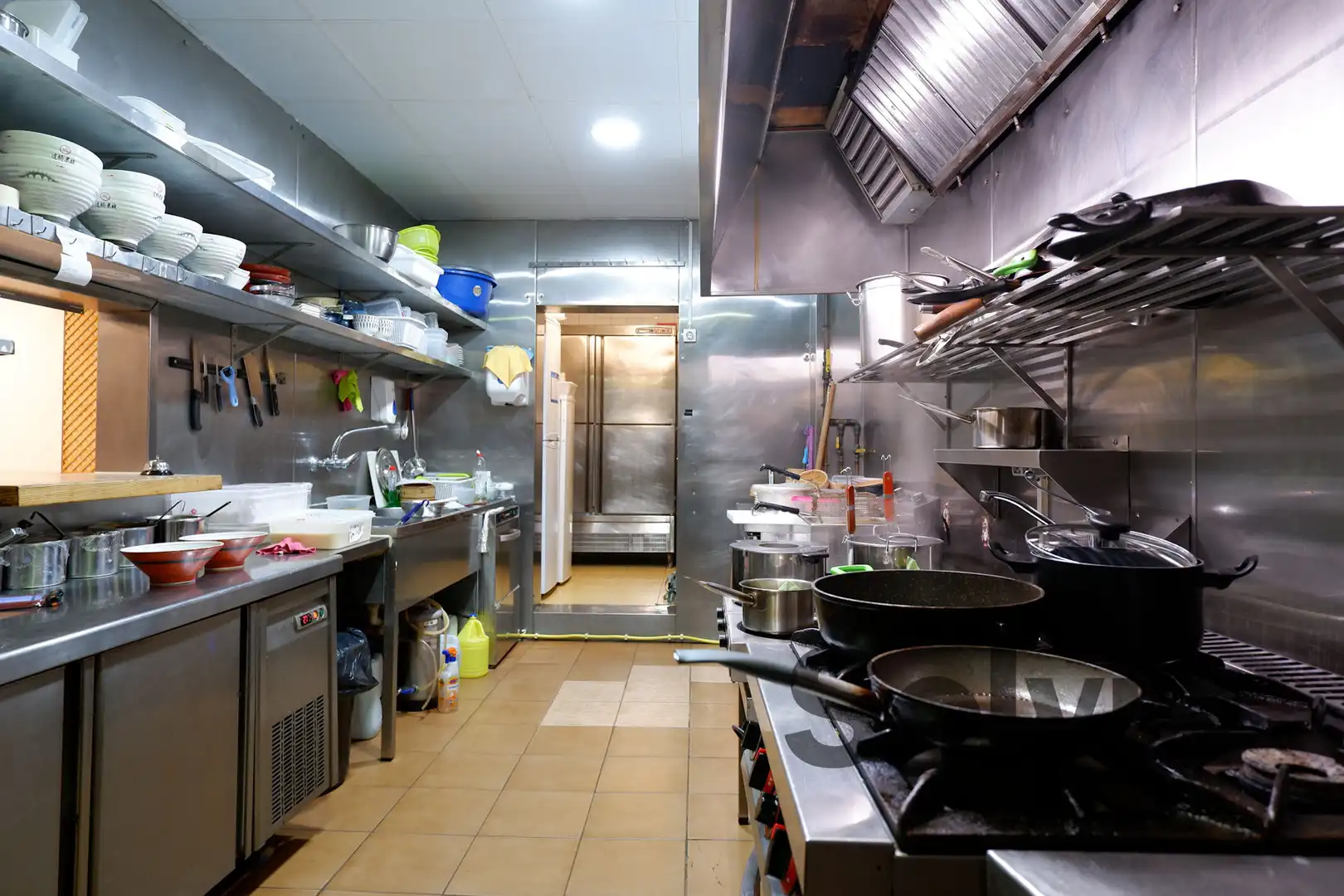Cocina de Local en traspaso en Valencia con Aire acondicionado, Calefacción y Terraza