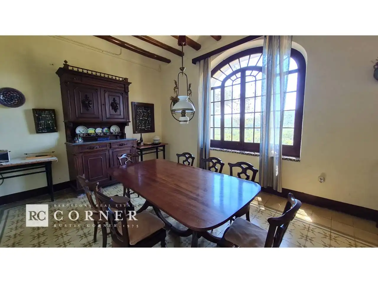 Dining room of Country homes for sale in Santa Maria de Miralles