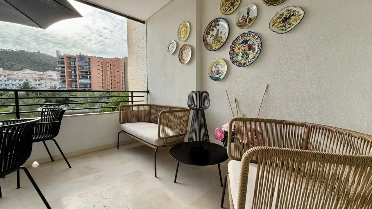 Terrace of Apartments for rent in Villajoyosa / La Vila Joiosa  with Heating